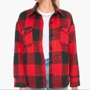 Buffalo Check Austen Shirt Jacket Pomander Place